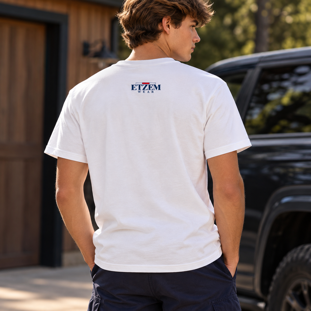 Etzem Classic Cotton T-Shirt White