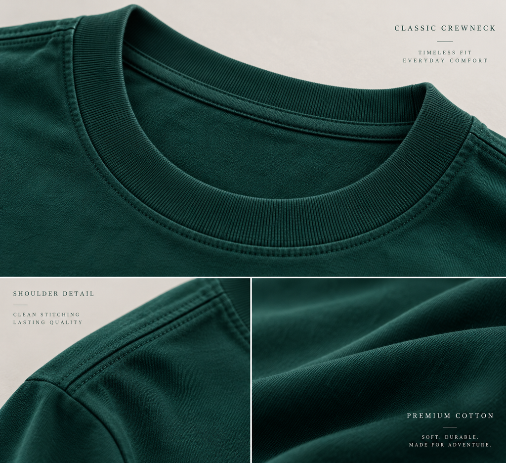 ETZEM Heritage Tee - Dark Green
