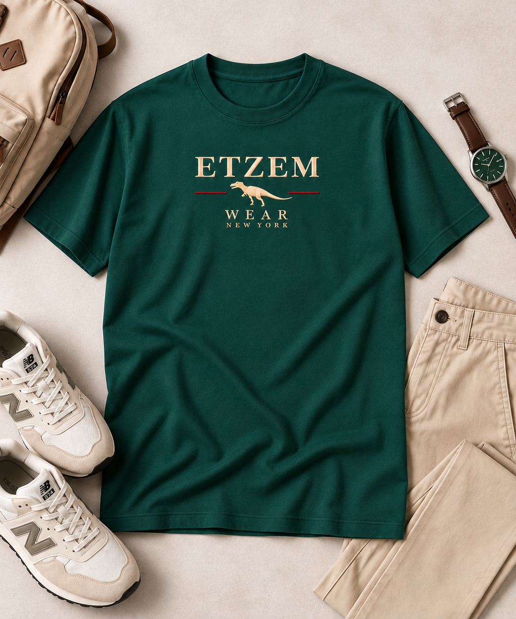 ETZEM Heritage Tee - Dark Green